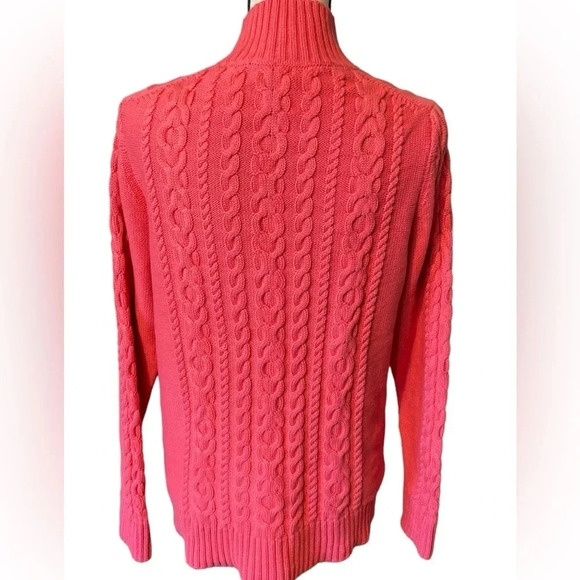 L.L. Bean cable knit sweater - Picture 4 of 6